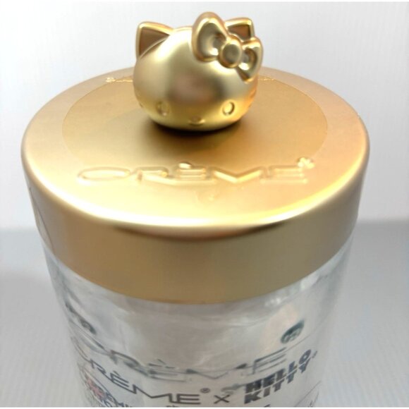 The Crème Shop x Hello Kitty Premium Exfoliating Cotton Pads Reusable Glass Jar - Picture 2 of 9